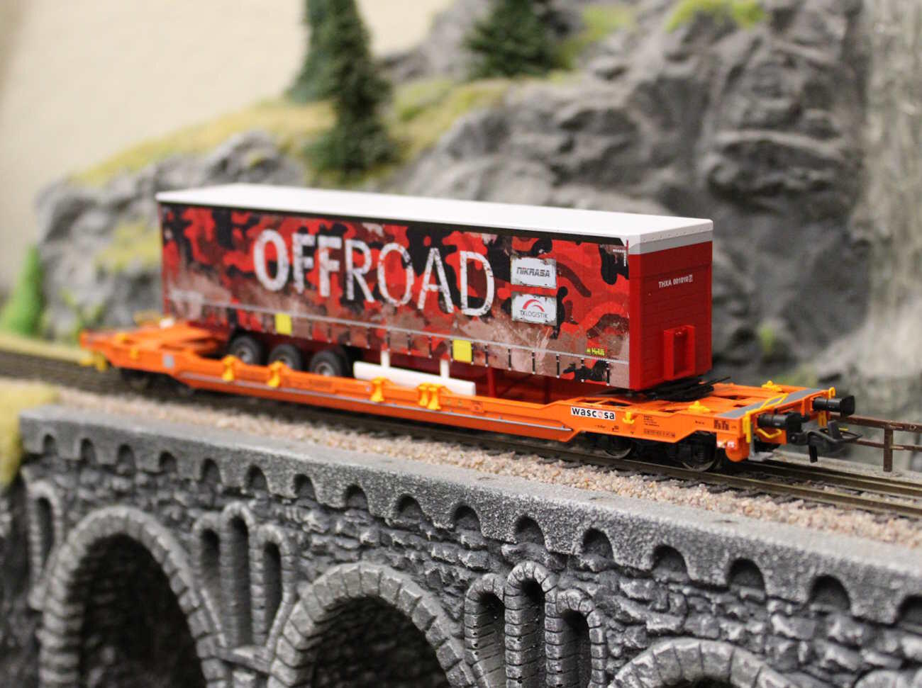 Roco 6600179 H0 Taschenwagen T5 Wascosa