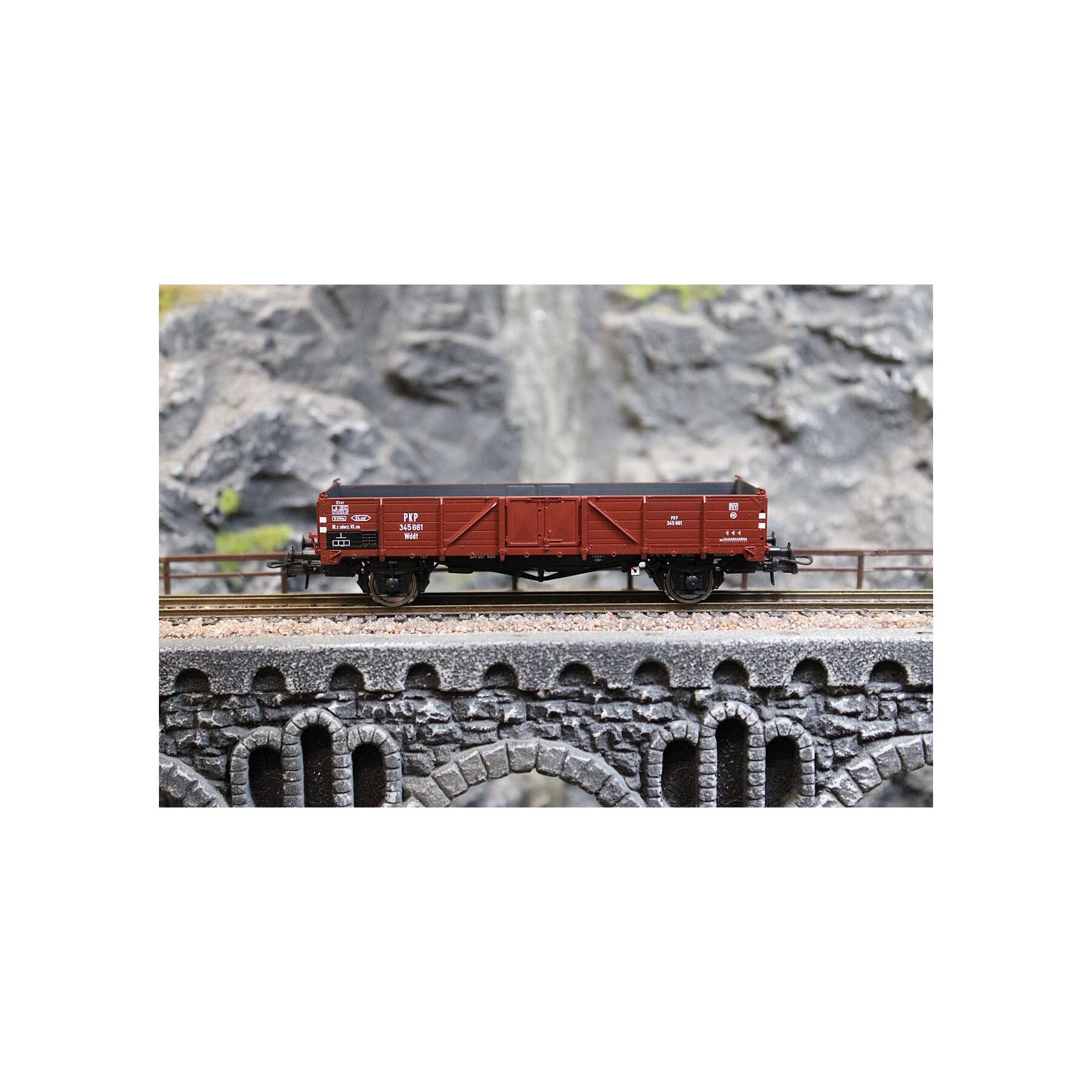 Roco 6600150 H0 2-teiliger Set: Offene Güterwagen PKP