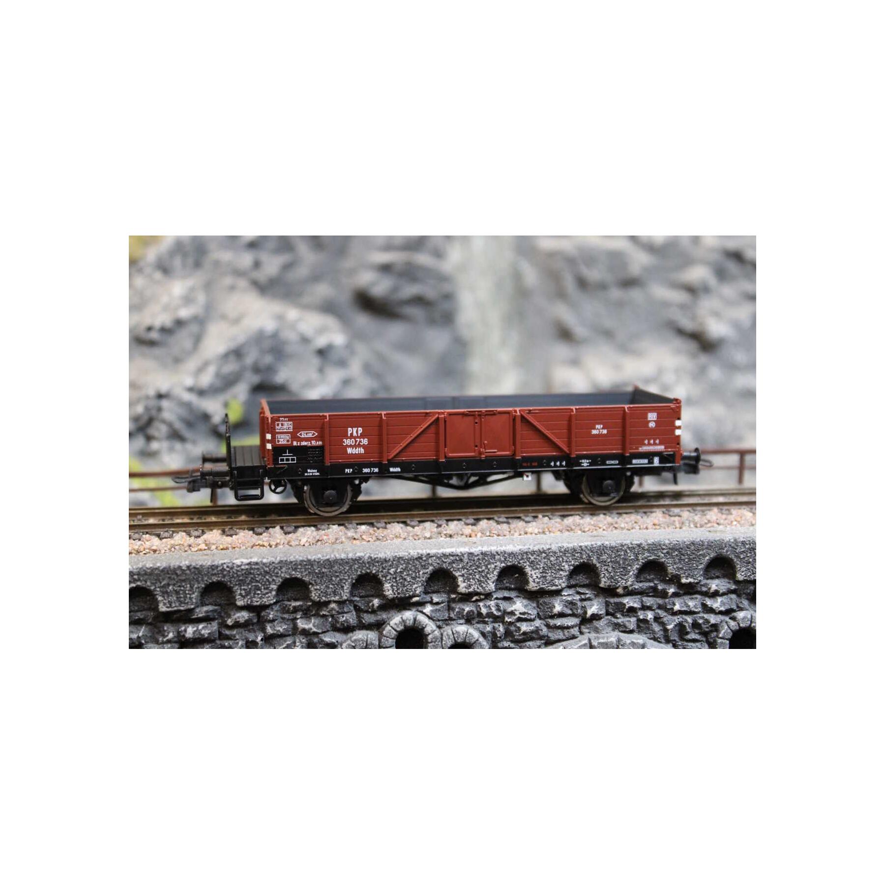 Roco 6600150 H0 2-teiliger Set: Offene Güterwagen PKP