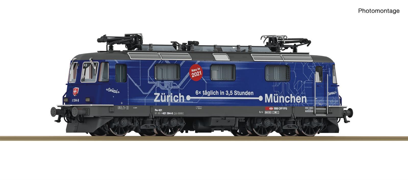 Fleischmann 732475 N Elektrolokomotive Re 421 394-8, SBB