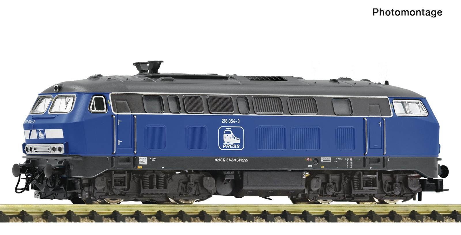 Fleischmann 7360022 N Diesellokomotive 218 054-3, PRESS