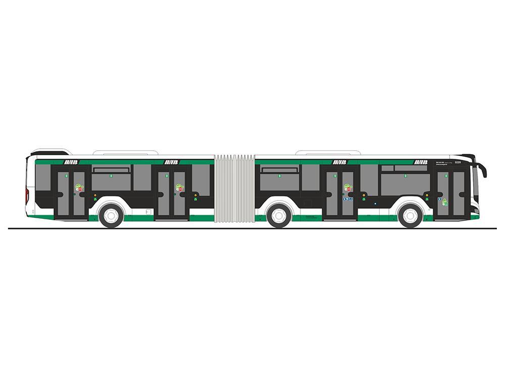 Rietze 75872 MAN Lions City 18 Magdeburger Verkehrsbetriebe