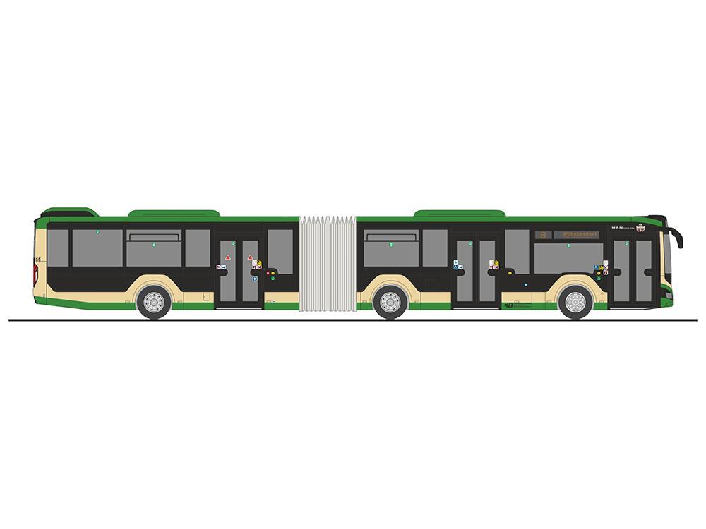 Rietze 75873 MAN Lions City 18 Verkehrsbetriebe Brandenburg