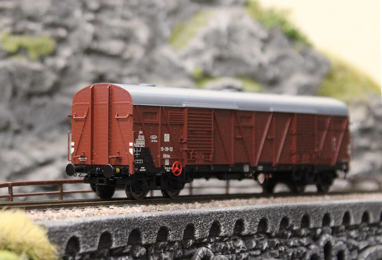 Brawa 51268  H0 Gedeckter Güterwagen GGrhs DR