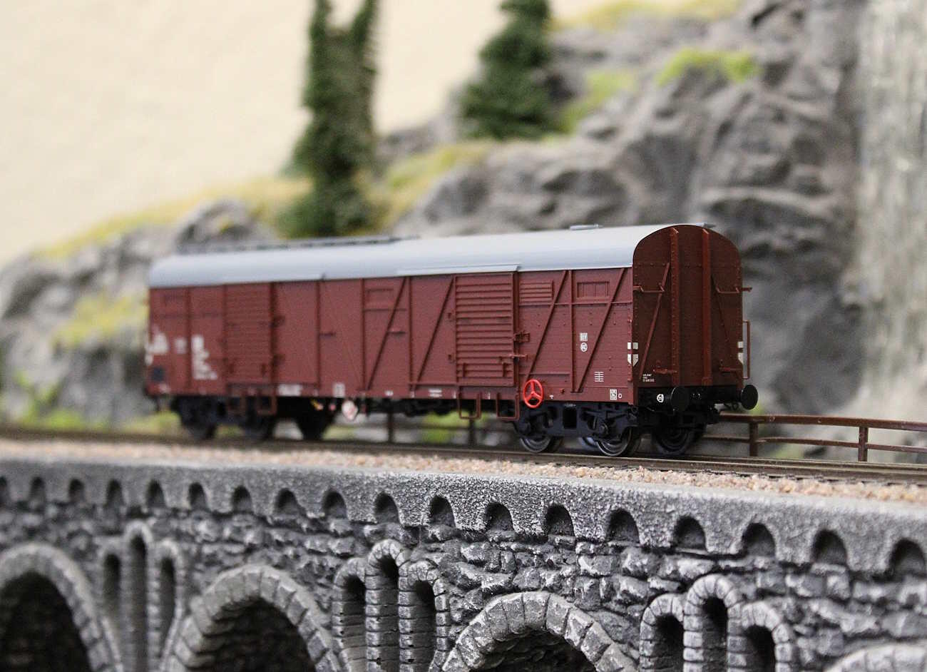 Brawa 51269  H0 Gedeckter Güterwagen (GGhmsx) GGhx DR