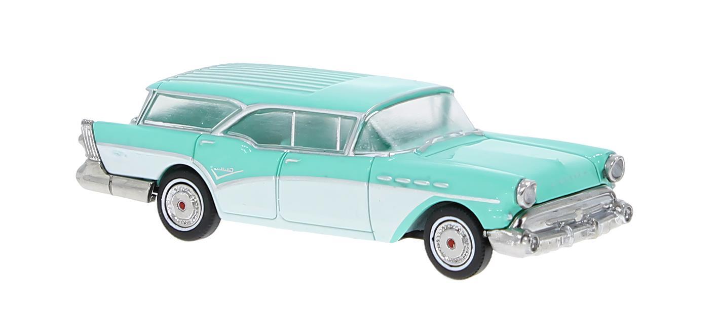 Brekina 18175  Buick Caballero türkis/weiß