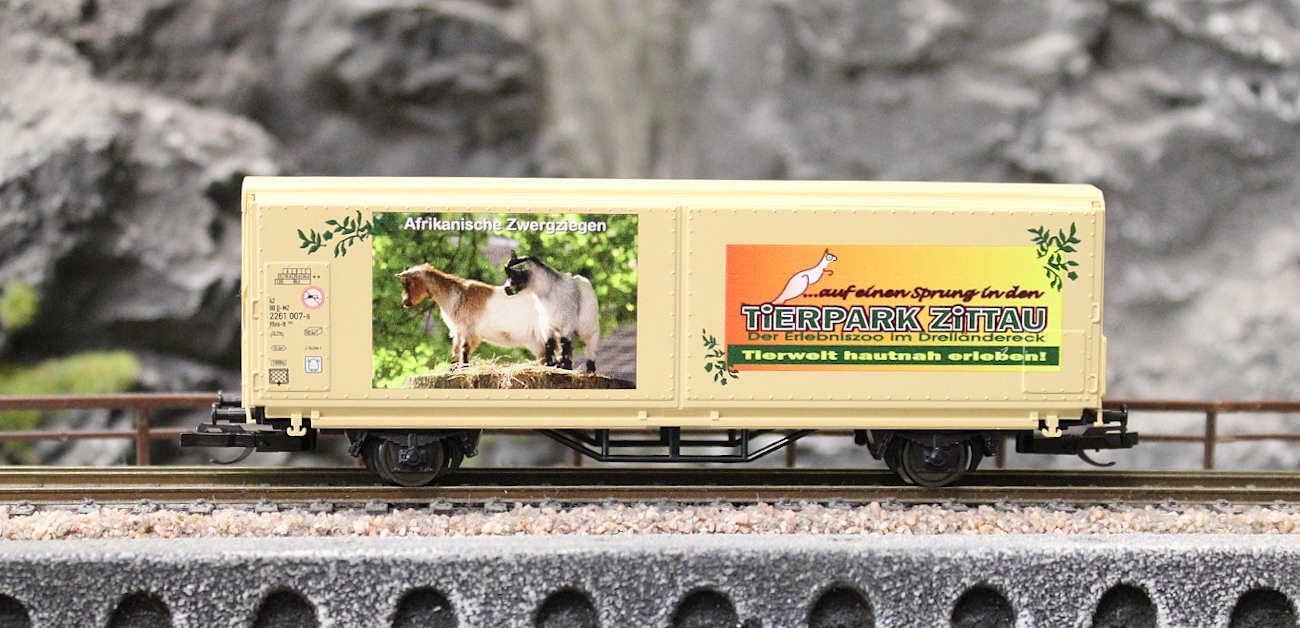 Tillig 14855 TT START-Schiebewandwagen Hbis-tt „Mein Zoo“