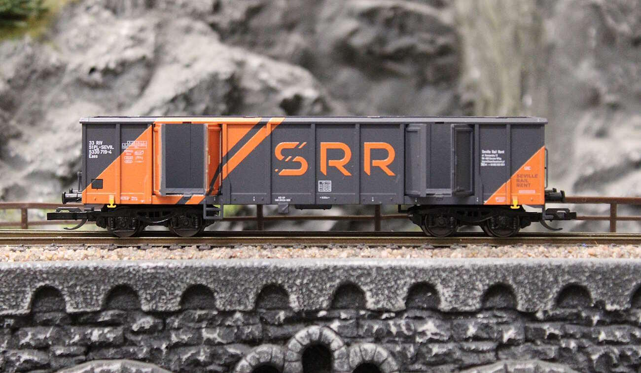 Tillig 18230 TT Offener Güterwagen Eaos der Seville Rail Rent (PL)