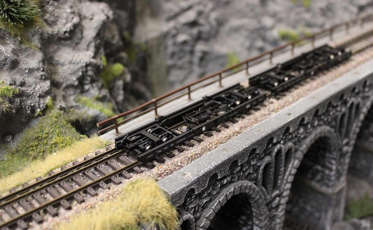 Tillig 15973 H0m Güterwagenset Rollwagen DR