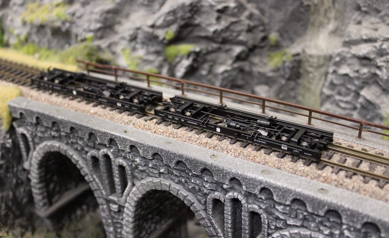 Tillig 15973 H0m Güterwagenset Rollwagen DR