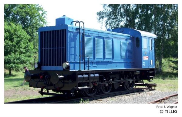 Tillig 04648 TT Diesellokomotive T 334.004, Museumslok des Eisenbahnmuseums Luzná