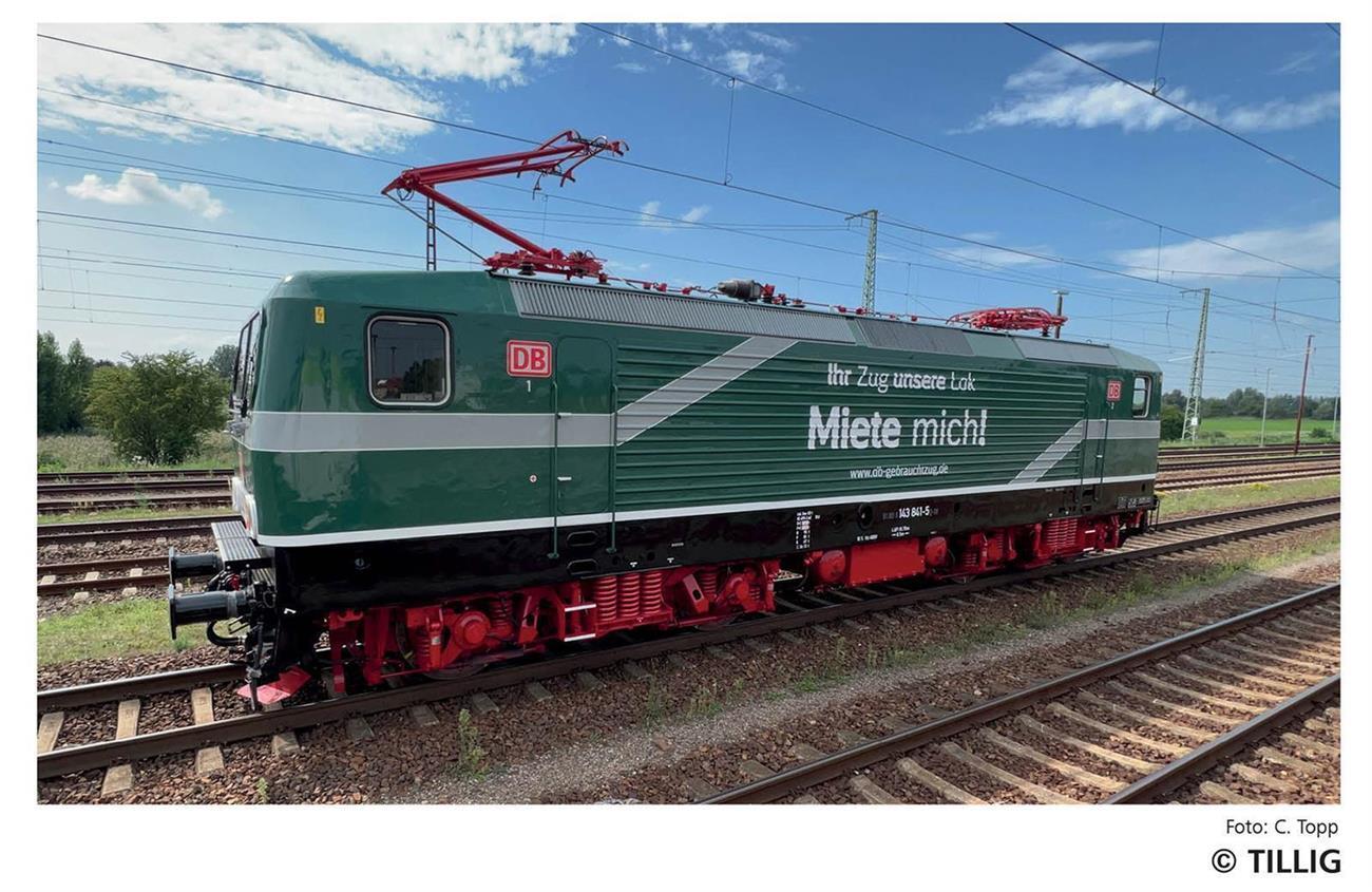 Tillig 04349 TT Elektrolokomotive 143 841-5 der DB Gebrauchtzug