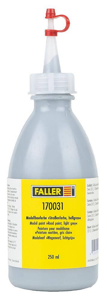 Faller 170031  Modellbaufarbe Straßenfarbe, hellgrau, 250 ml