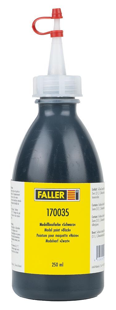 Faller 170035  Modellbaufarbe Schwarz, 250 ml