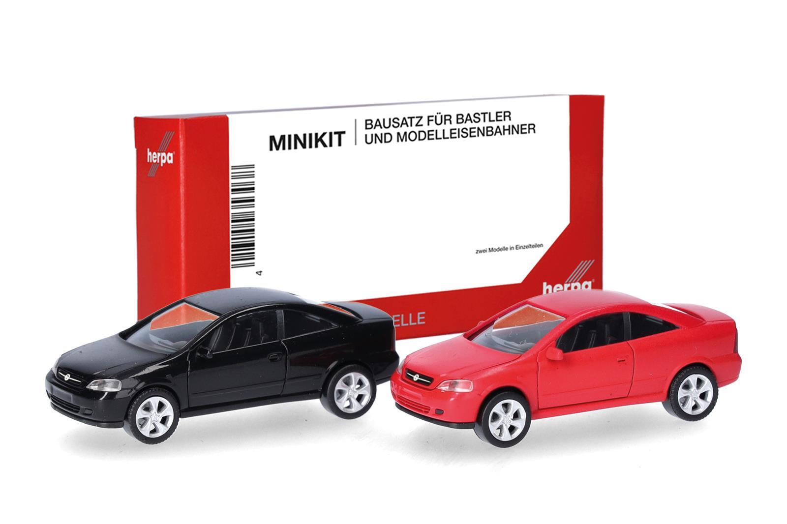 Herpa 014106  MiKi Opel Coupé Magmarot /schw