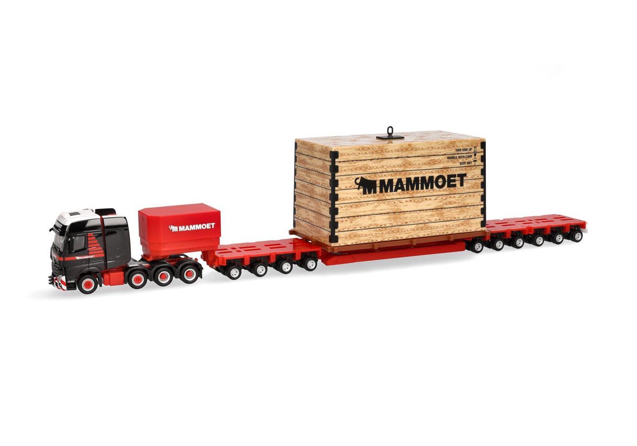 Herpa 319201 MB Actros SLT Schwerlastzug mit Kiste