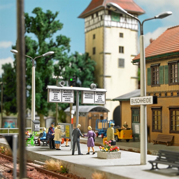 Busch 1623 H0 Bahnhof Ausgestaltungs-Set