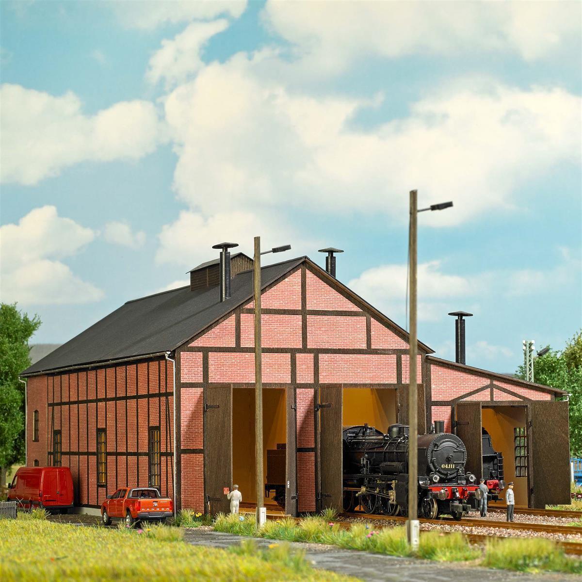 Busch 1956 H0 Lokschuppen