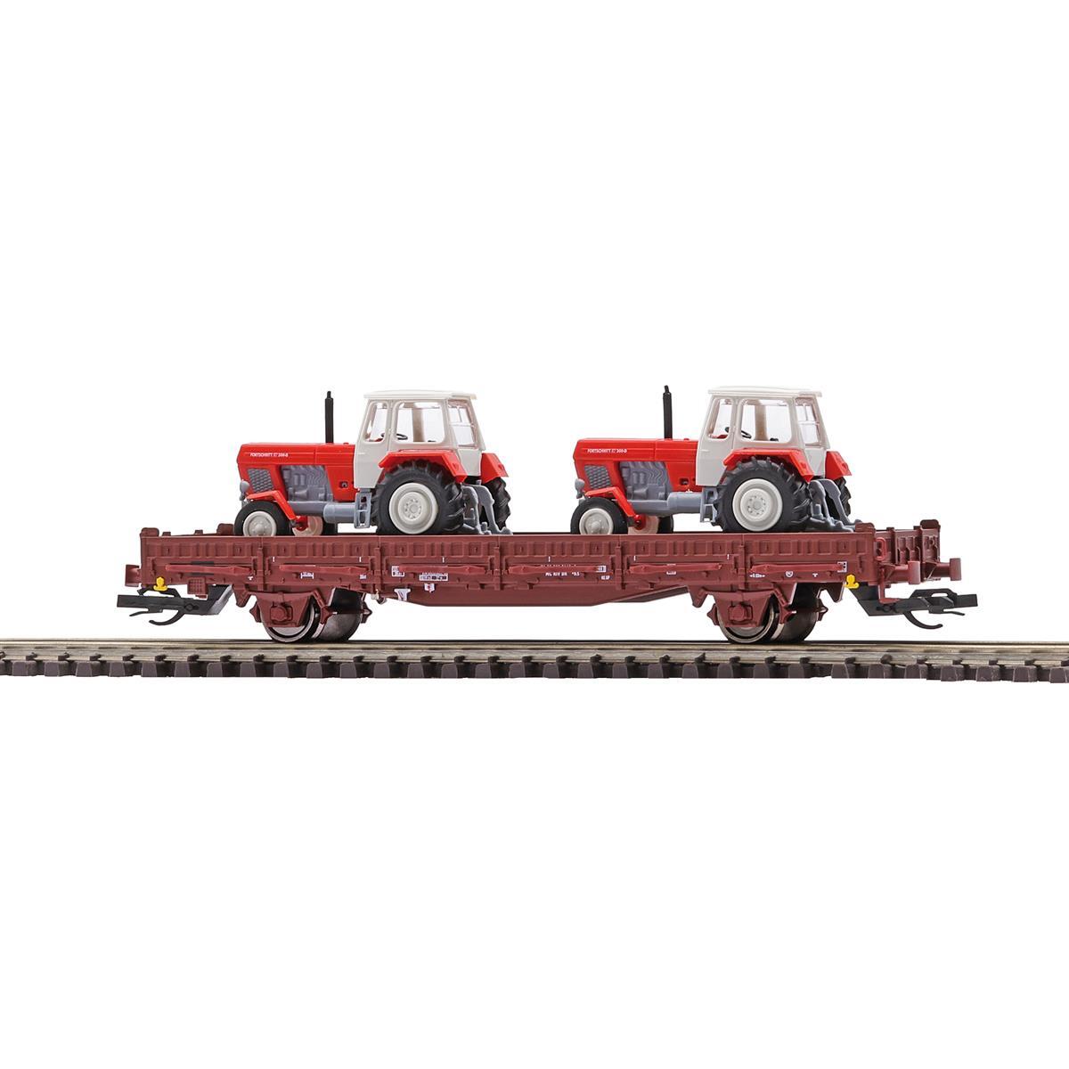 Busch 31514 TT Flachwagen mit Rungen Ks [3300]