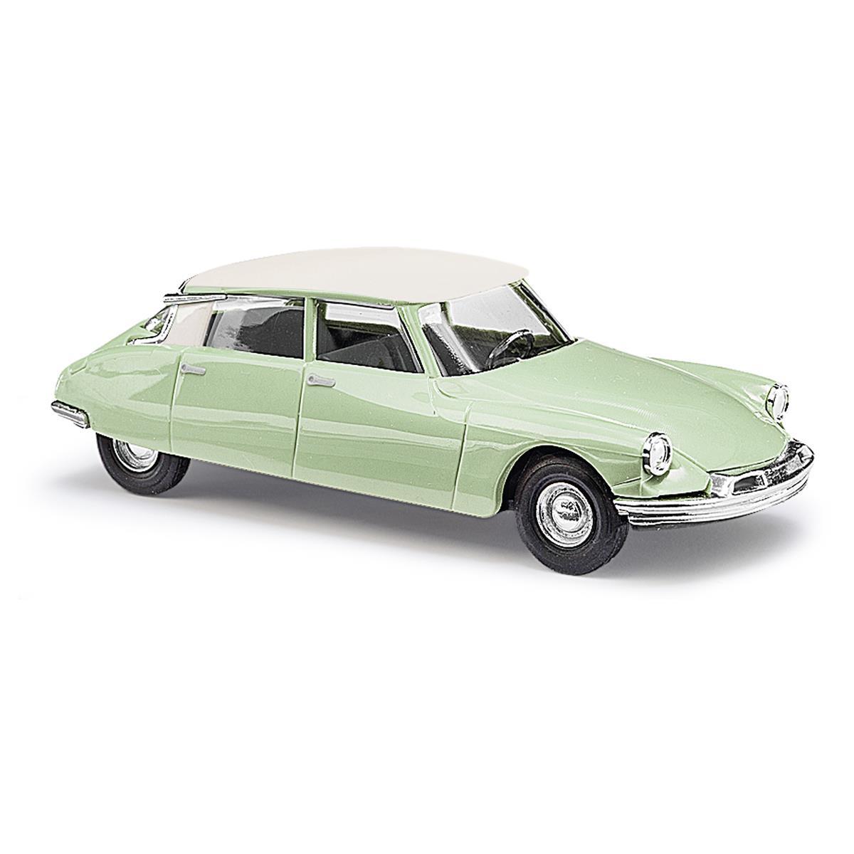 Busch 48035 H0 Citroën DS19 zweifarbig, Gelbgrün/Weiß