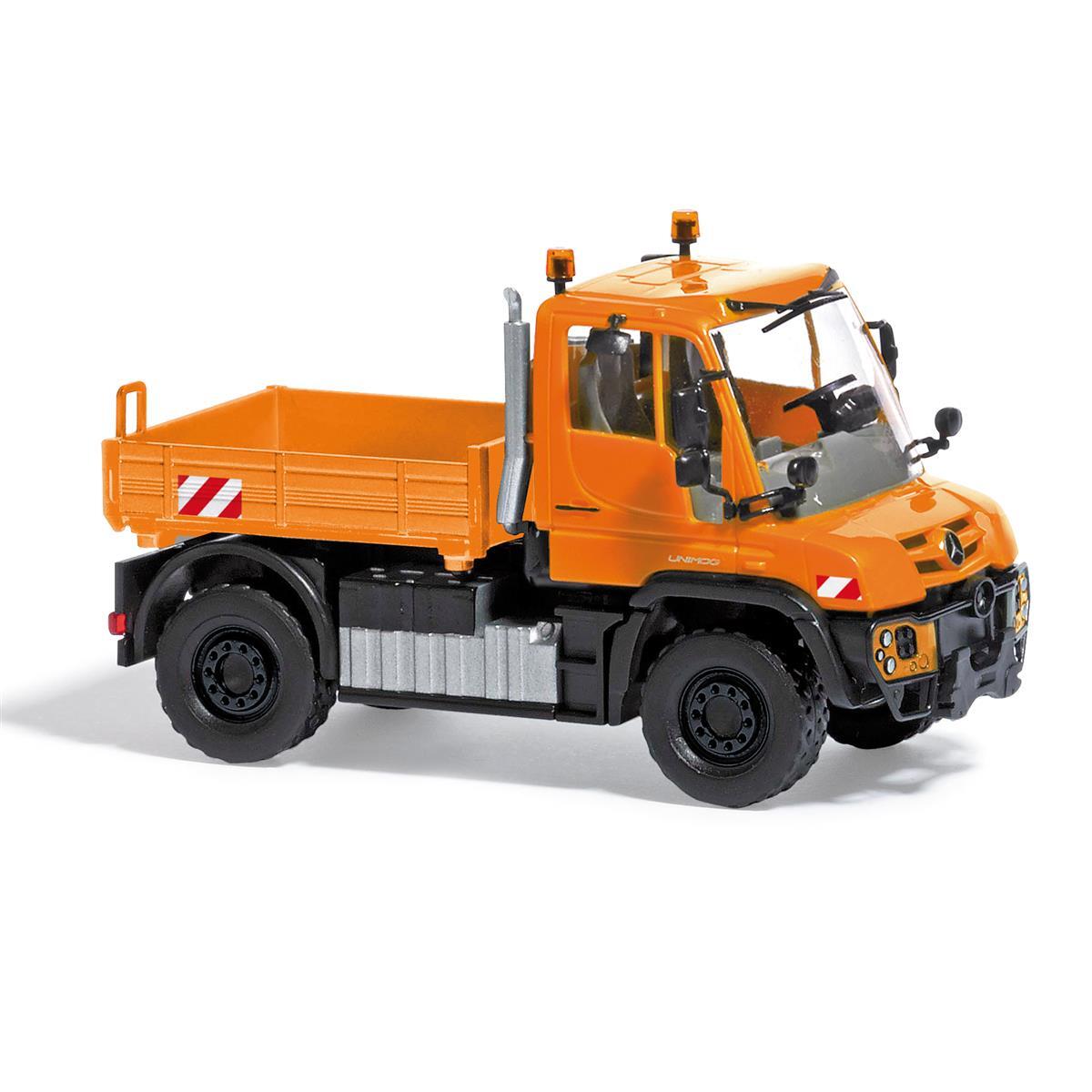 Busch 50934 H0 Mercedes Unimog U430 Verkehrsorange