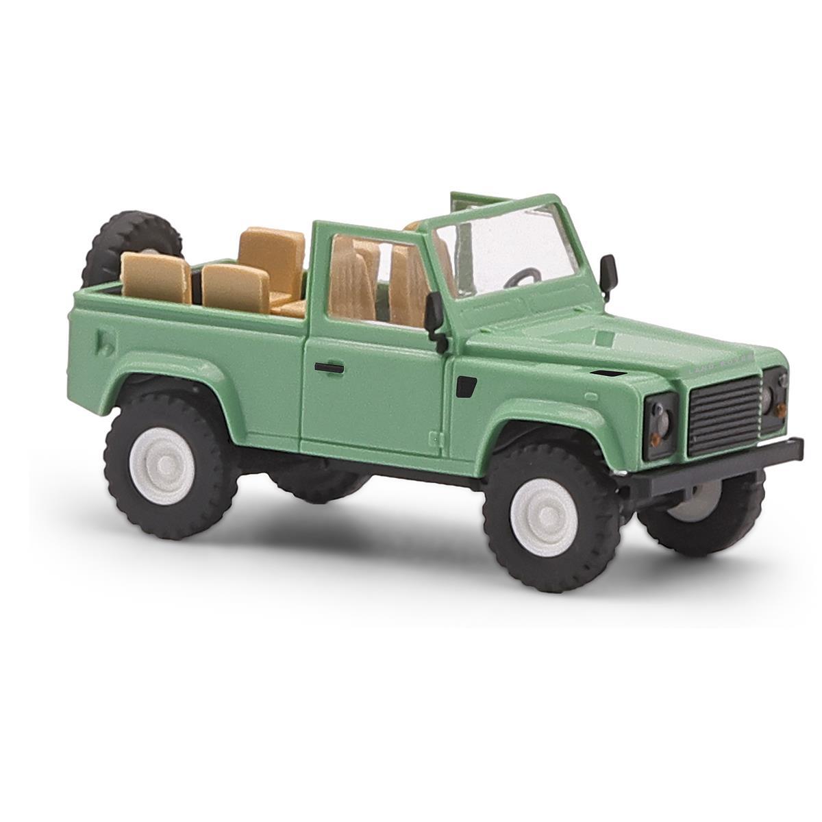 Busch 54391 H0 Land Rover Defender 90 offen, Grün