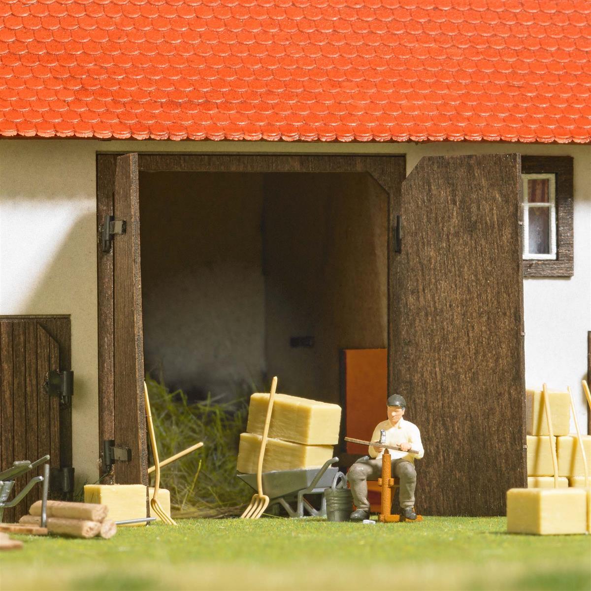 Busch 79854 H0 Action Set: Sense dengeln