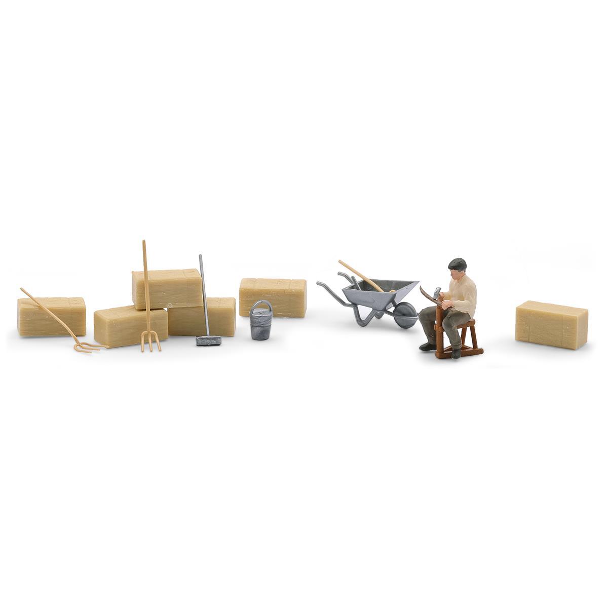 Busch 79854 H0 Action Set: Sense dengeln