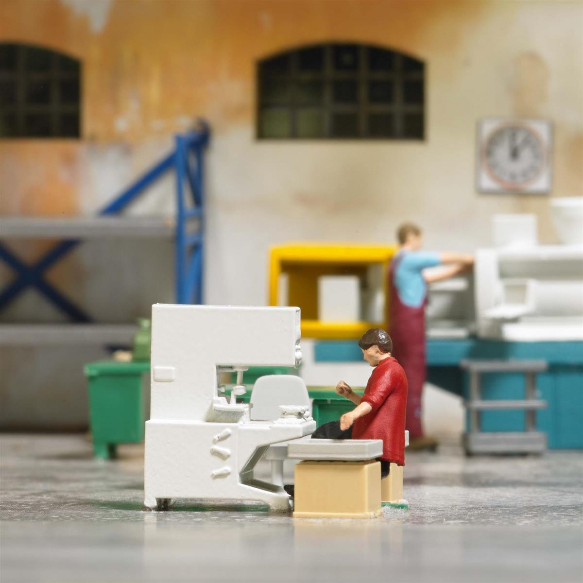 Busch 79906 H0 Action Set: Tampondruckmaschine