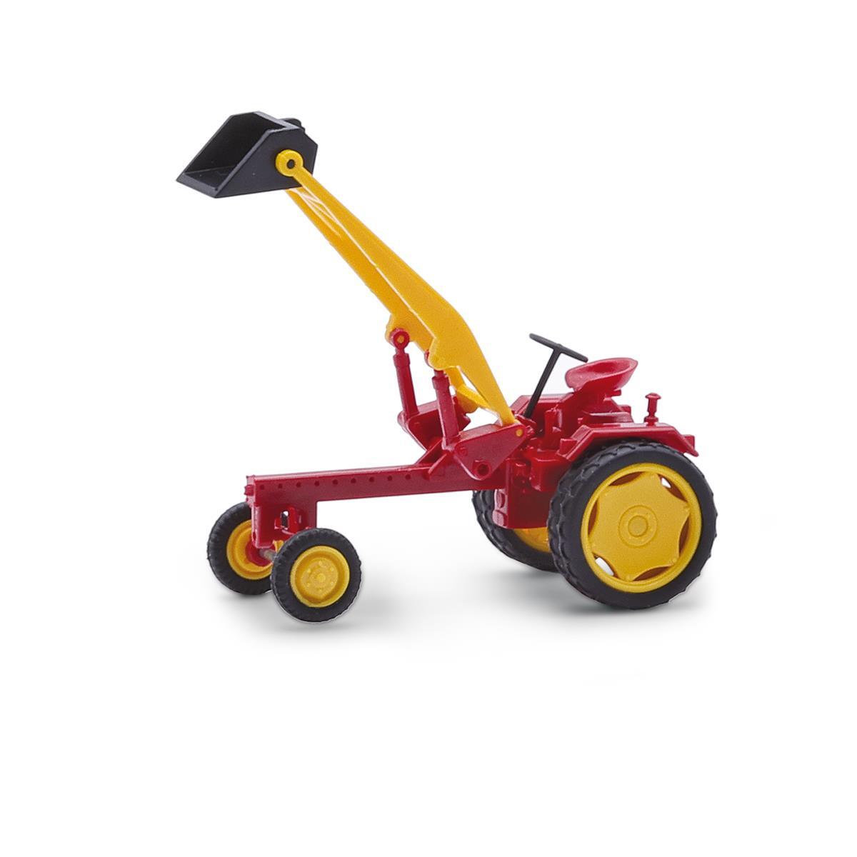 Busch 210004500 H0 MH: Traktor RS09 mit Ladearm + Schaufel