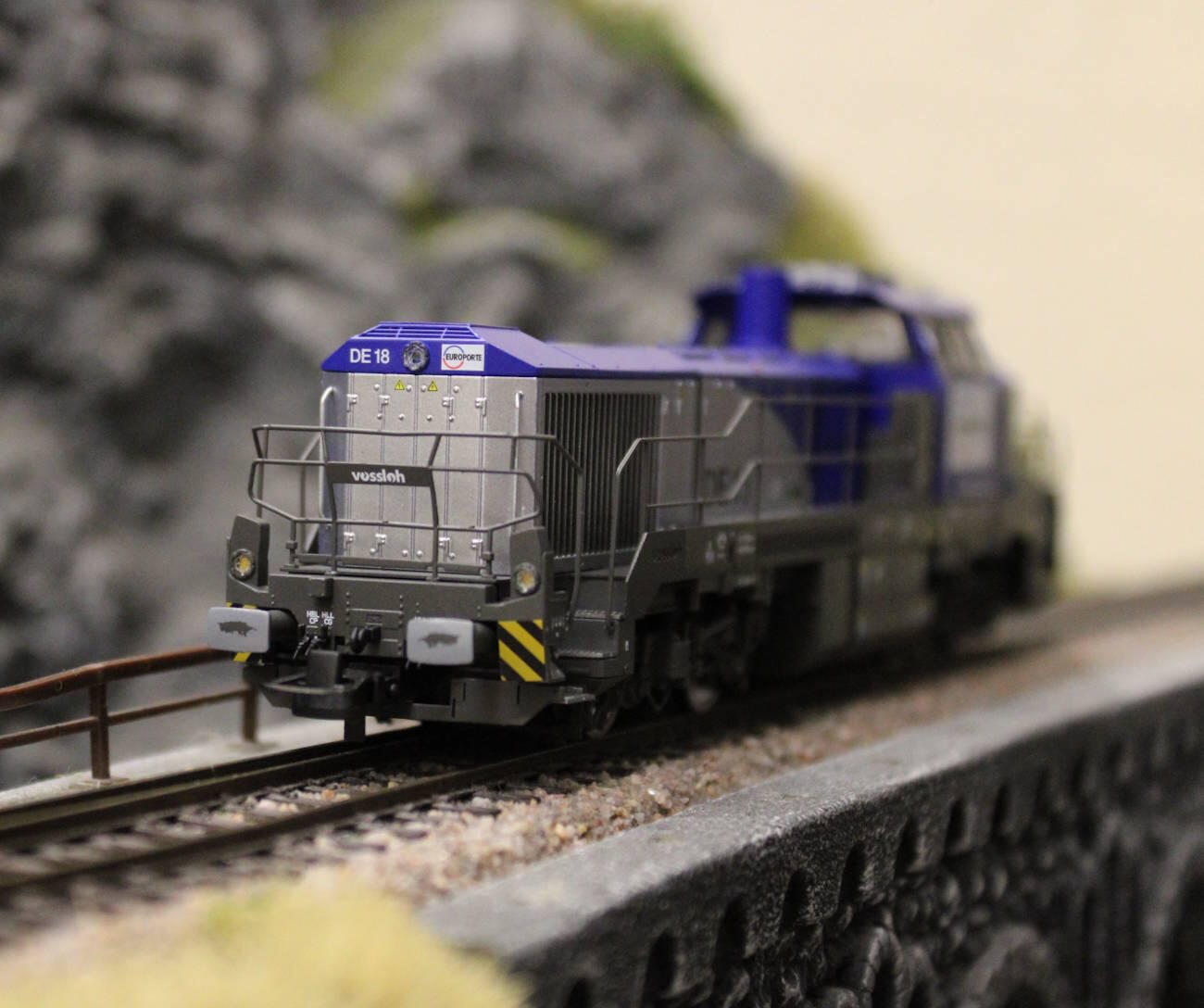 Jouef HJ2471 H0 Dieselelektrische Lokomotive Vossloh DE 18 der EUROPORTE