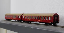 Rivarossi HR4419 H0 2-teiliger Set OSShD-Schlafwagen WLAB DR