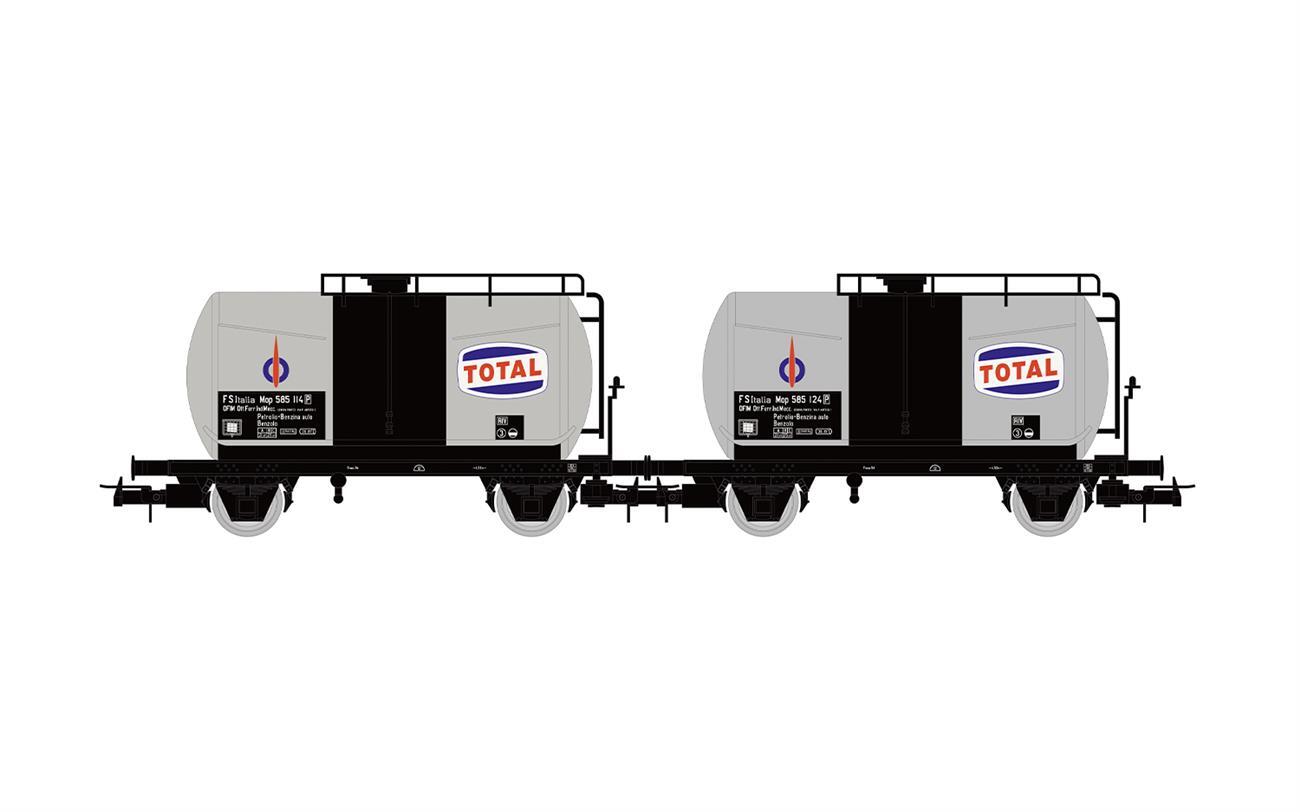 Rivarossi HR6565 H0 2-tlg. Set 2-achs. Kesselwagen „Total“ der FS