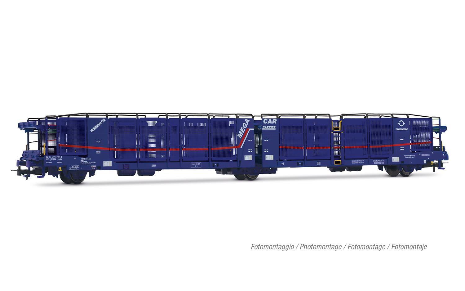 Rivarossi HR6684 H0 „Mega Car Carrier" der TRANSFESA/Hispanauto