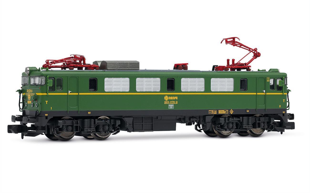 Arnold HN2608 N RENFE, Elektrolokomotive 269-078, Grün-Gelb, mit modernem Wappenlogo