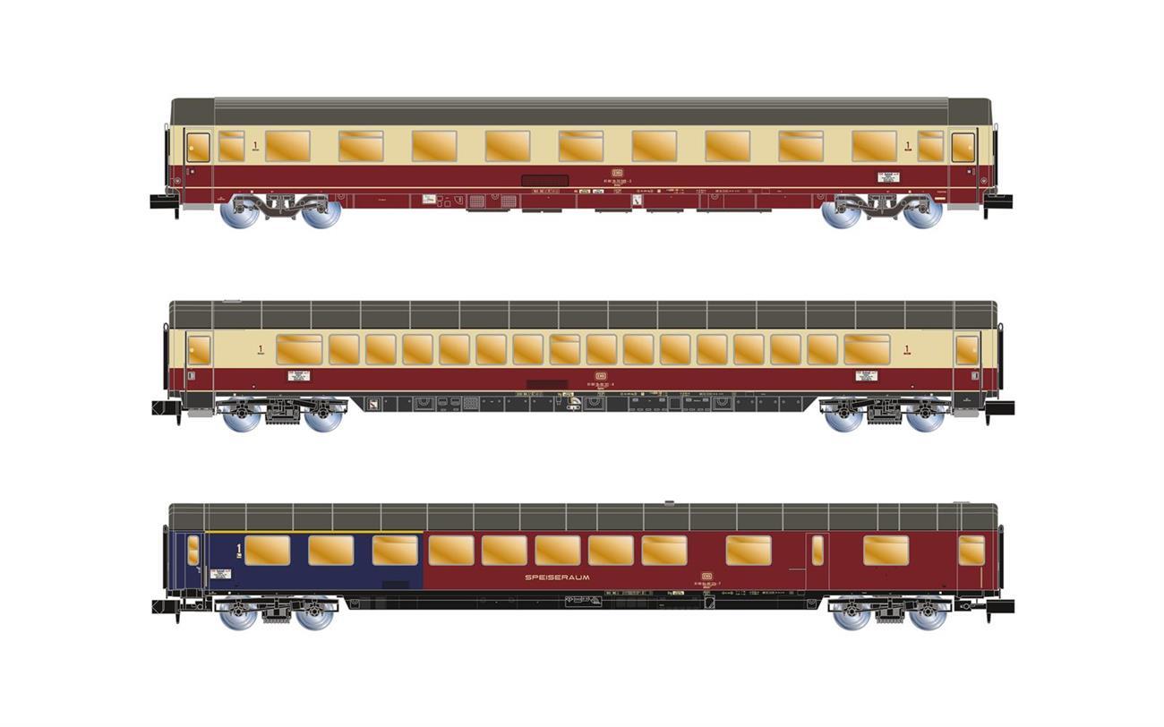 Arnold HN4387 N  3-teiliger Set TEE-Wagen Rembrandt DB
