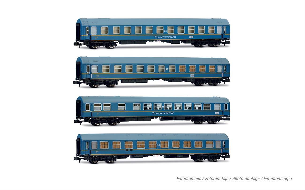 Arnold HN4481 N 4-tlg. Personenwagen-Set „Tourex“ der DR