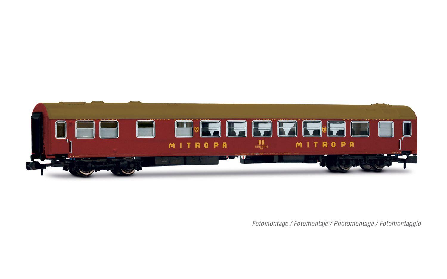 Arnold HN4483 N 3-teiliger Personenwagen Set OSShD-Wagen Typ B, Nr. 2/2 der DR