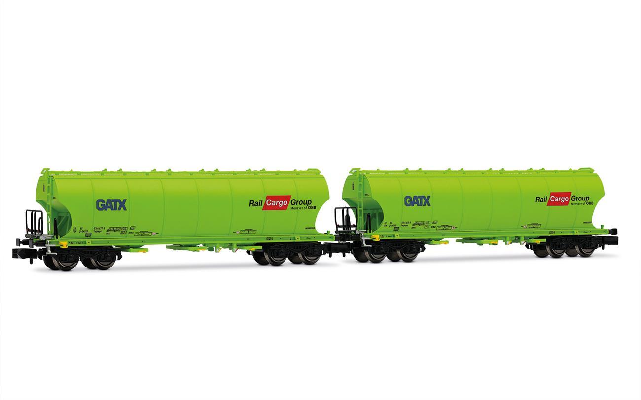 Arnold HN6707 N 2-tlg. Set 4-achs. Getreidesilowagen der GATX
