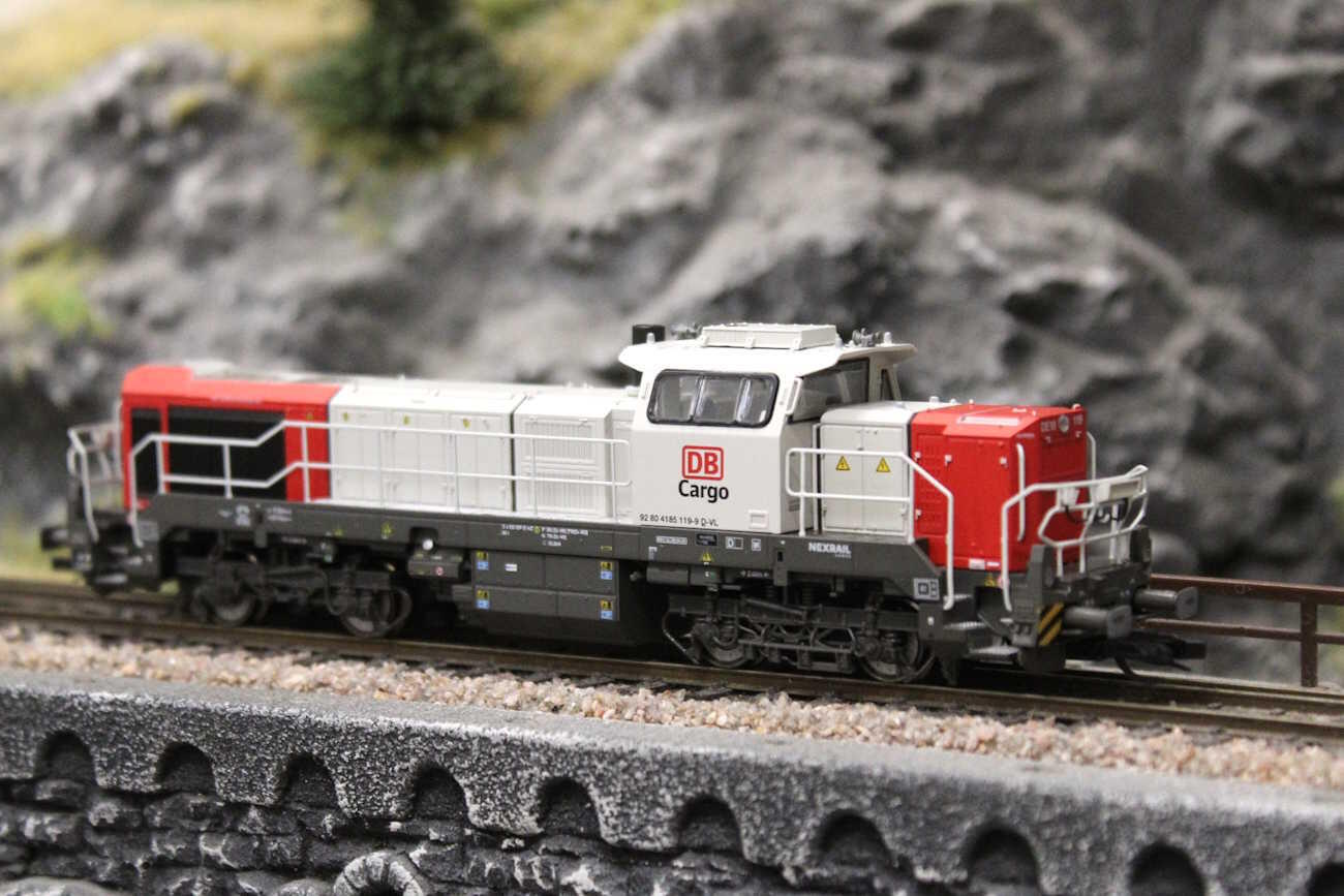 Arnold HN9073 TT Diesellokomotive Vossloh DE 18 der DB Cargo