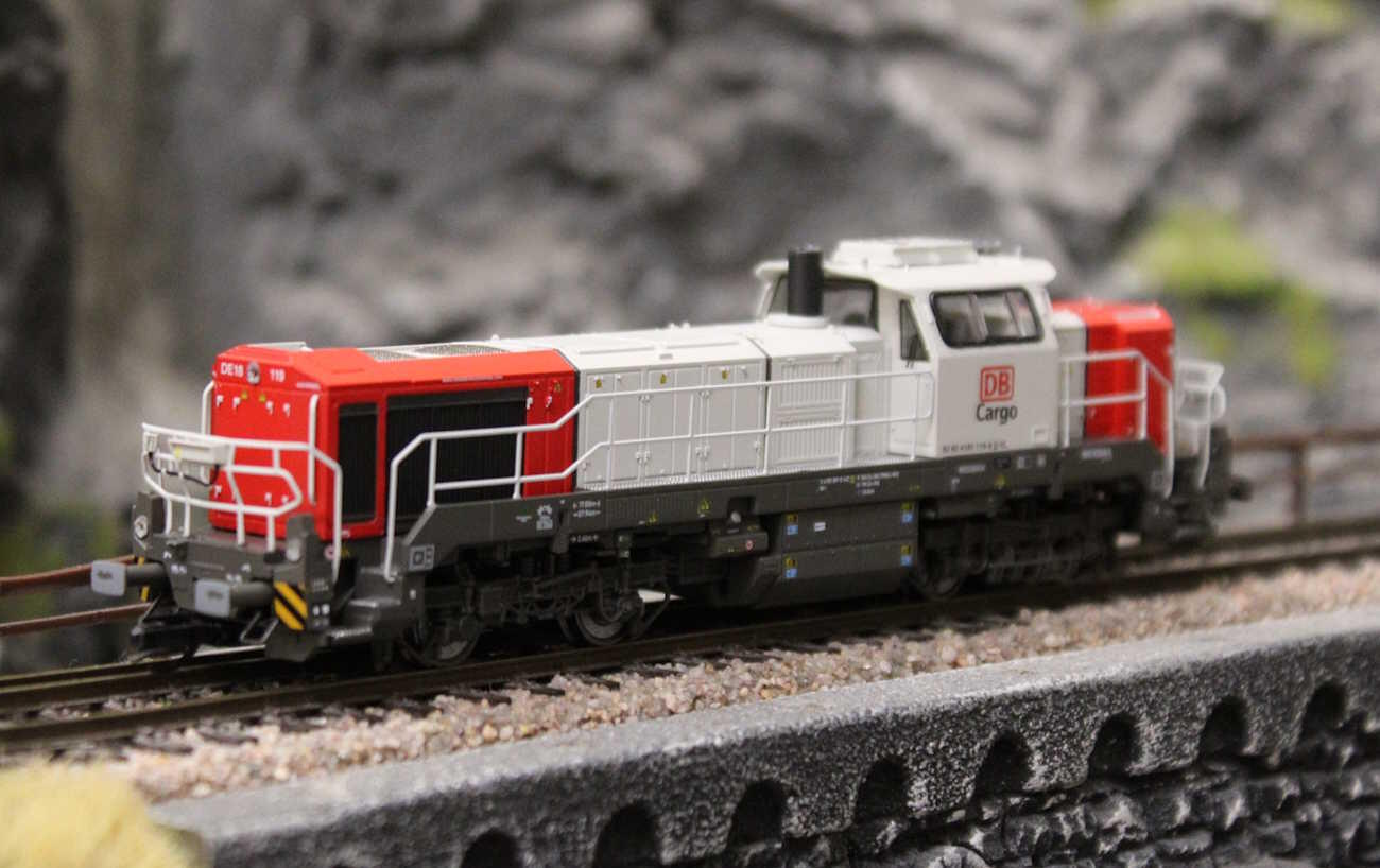 Arnold HN9073S TT Diesellokomotive Vossloh DE 18 der DB Cargo - Sound Version
