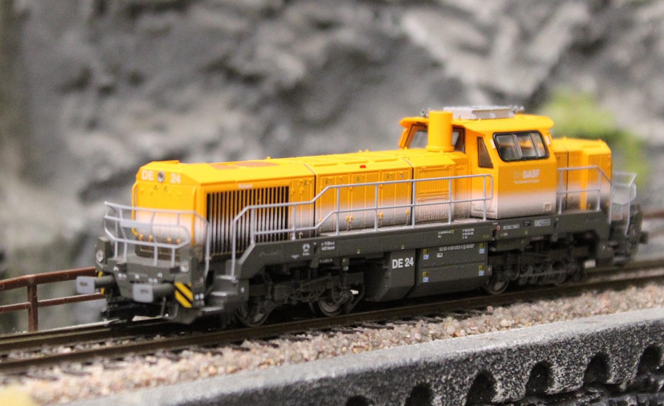 Arnold HN9072 TT Dieselelektrische Lokomotive Vossloh DE 18 BASF