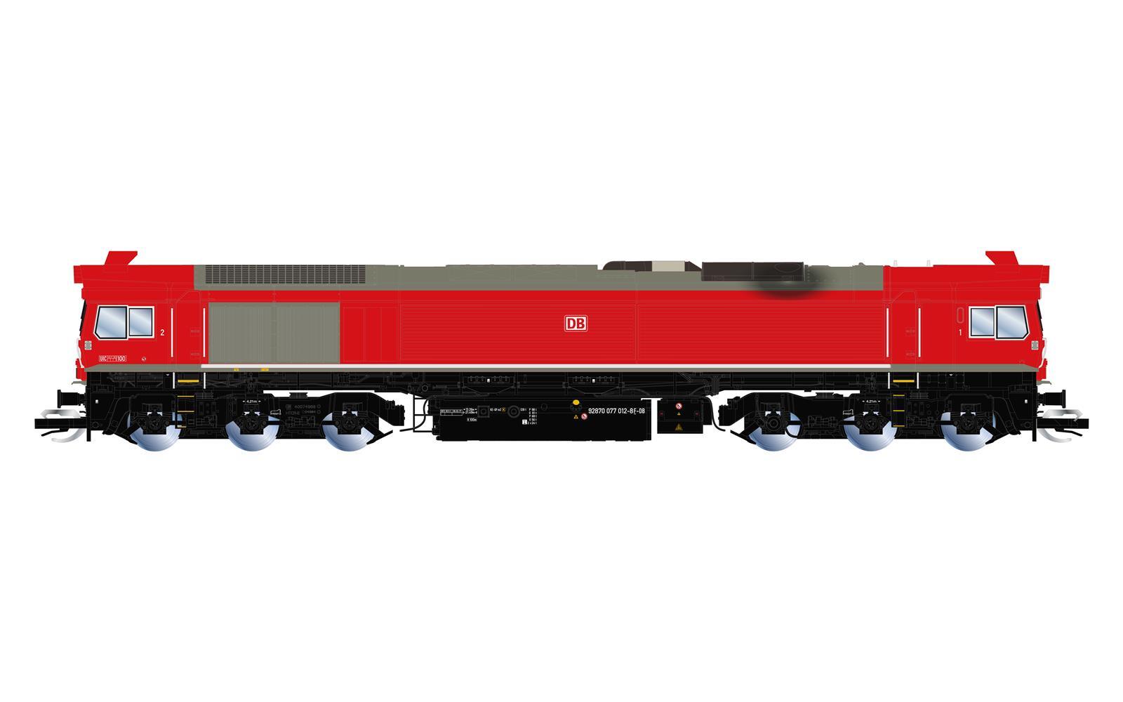 Arnold HN9070HM TT Dieselelektrische Lokomotive Class 77 DB - Sound Version