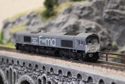 Arnold HN9069HM TT dieselelektrische Lokomotive Class 66 Heavy Haul Power, graue Farbgebung, Ep. VI, mit BLE-Sounddecoder