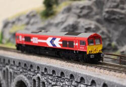 Arnold HN9071 TT Dieselelektrische Lokomotive Class 66 HGK, rote Farbgebung mit gelber Front, Ep. V-VI