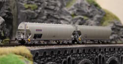 Arnold HN9757 TT 2-tlg. Set 4-achsiger Silowagen...