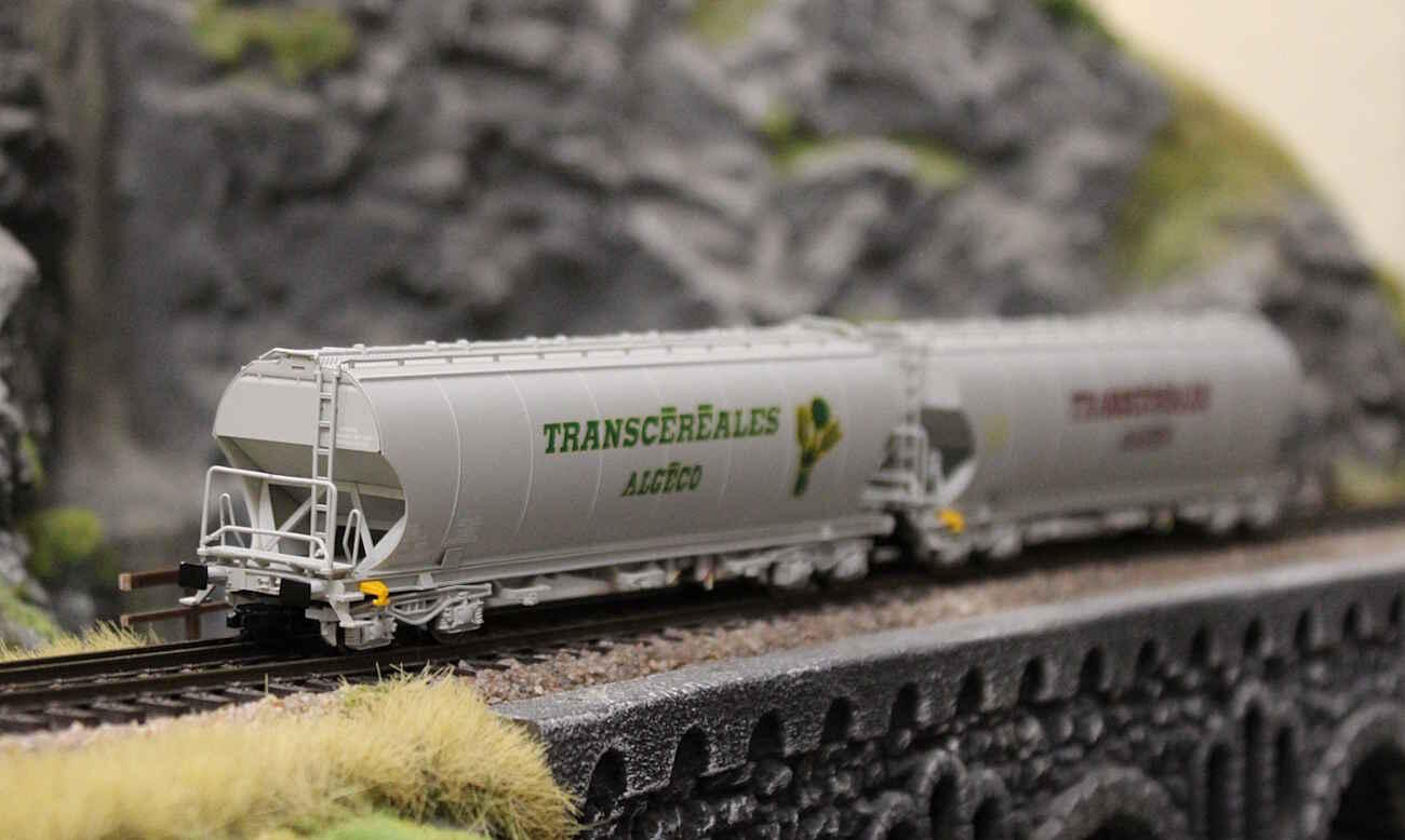 Arnold HN9758 TT  2-tlg. Set Getreidesilowagen „Transcéréales – ALGECO“ der SNCF