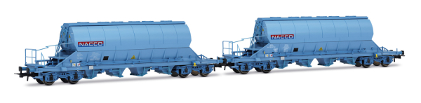 Jouef HJ6230 H0 Set vierachsiger Schwenkdachwagen Taoos der NACCO