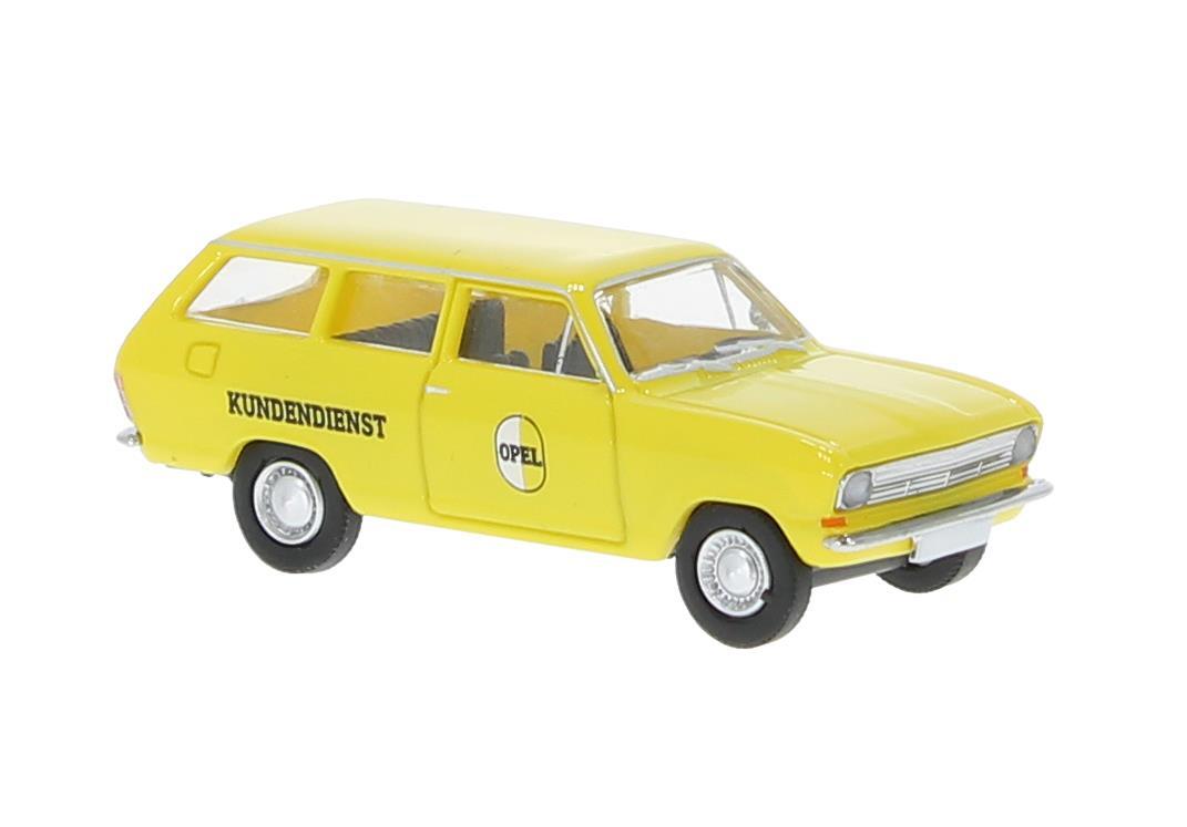 Brekina 20438  Opel Kadett B CarAVan des Opel-Kundendienst