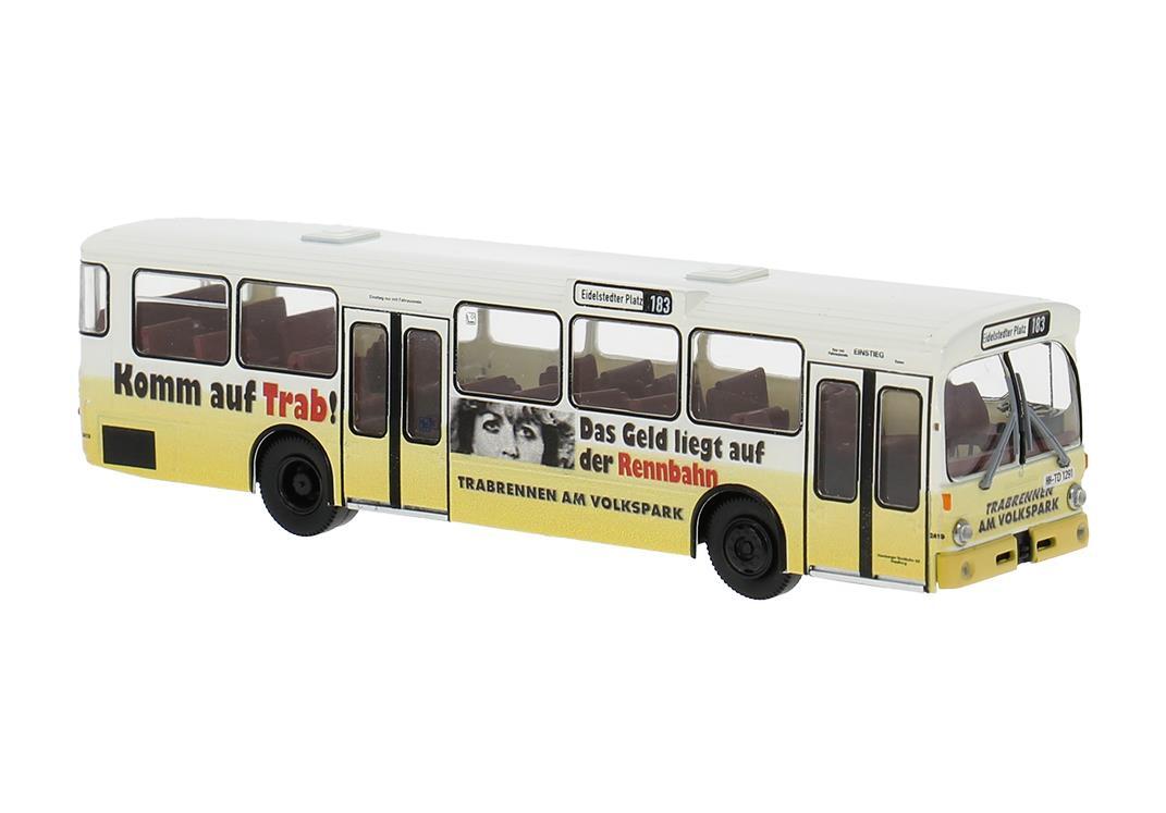 Brekina 50811 H0 MB O305 "Trabrennbahn" der Hamburger Hochbahn